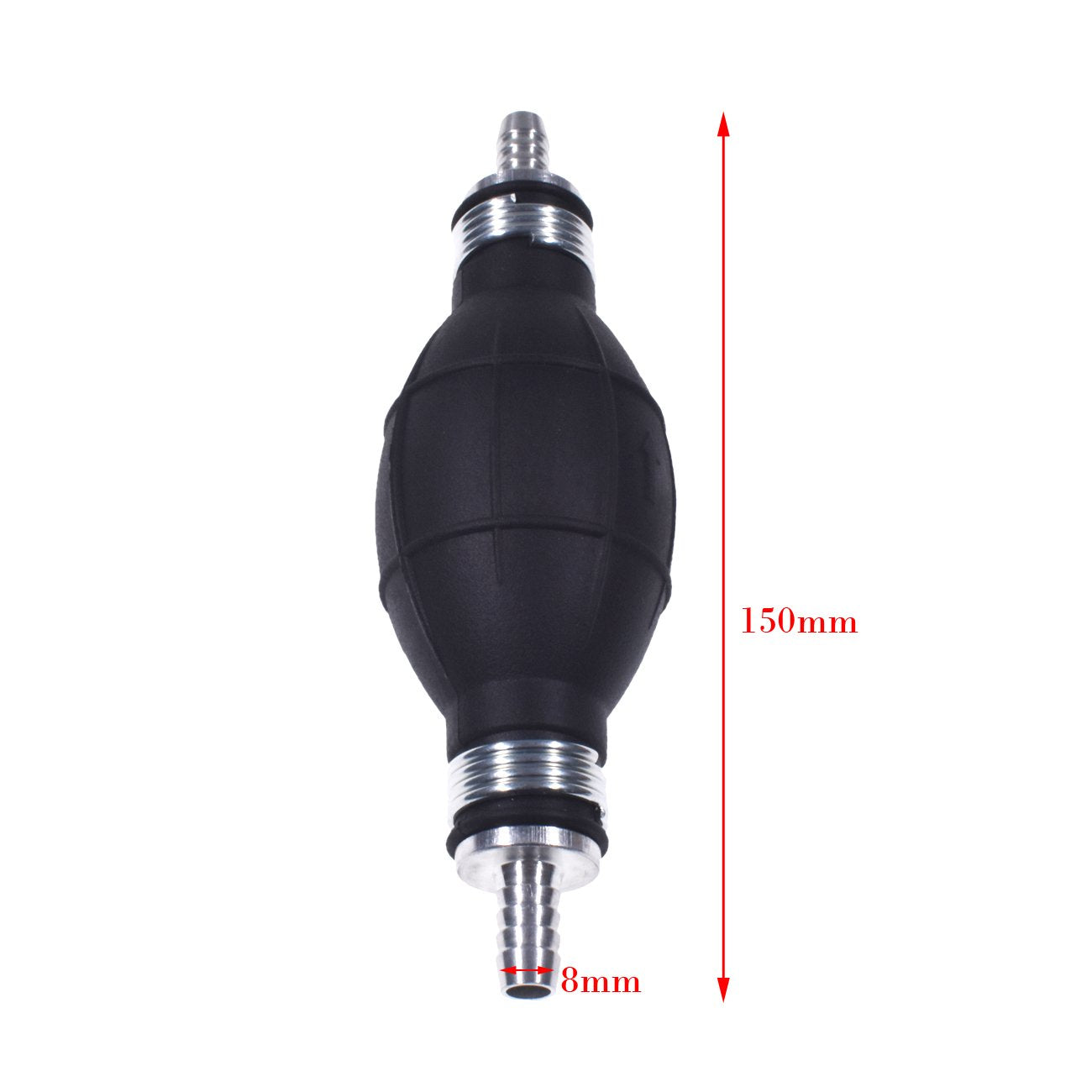 Jrl Fuel Pump Fuel Line Hand Primer Bulb 8Mm 5/16‘’ Inch Rubber Fit For Car/Boat/Marine/Motorcycle 9001080A