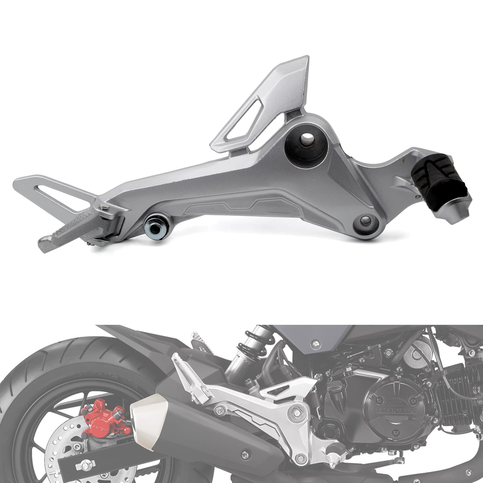 Minho Motorcycle Right Side Footpegs Pedal Footrest Assembly Fit For Honda Grom Msx125 Sf 2016-2020 Parts