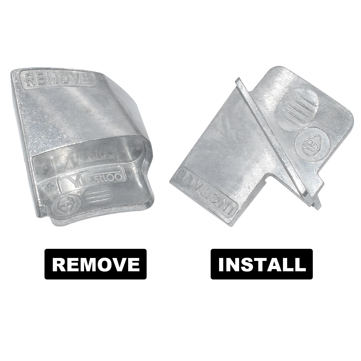 Yuesstloo Stretch Belt Mate Kit, 2PCS Metal Stretch Belt Remover Installer Tool Set for Car Truck Trolley and Other Vehicle