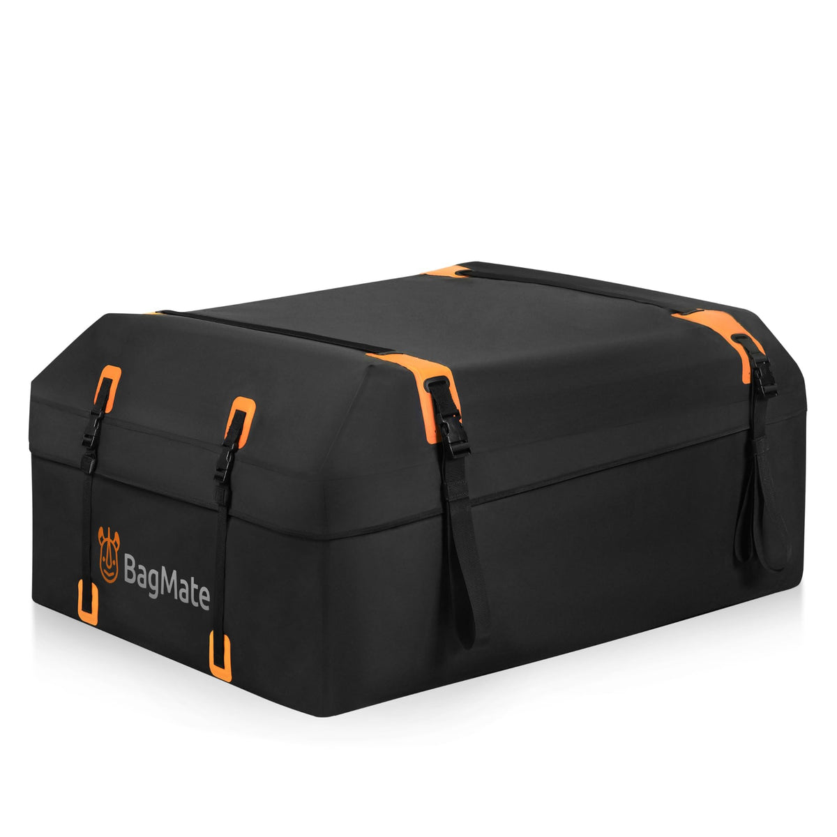 Bagmate Waterproof Car Roof Bag - Car Rooftop Cargo Carrier Bag - 15 Cubic Ft Roof Rack Cargo Carrier, Includes Anti-Slip Mat, 4