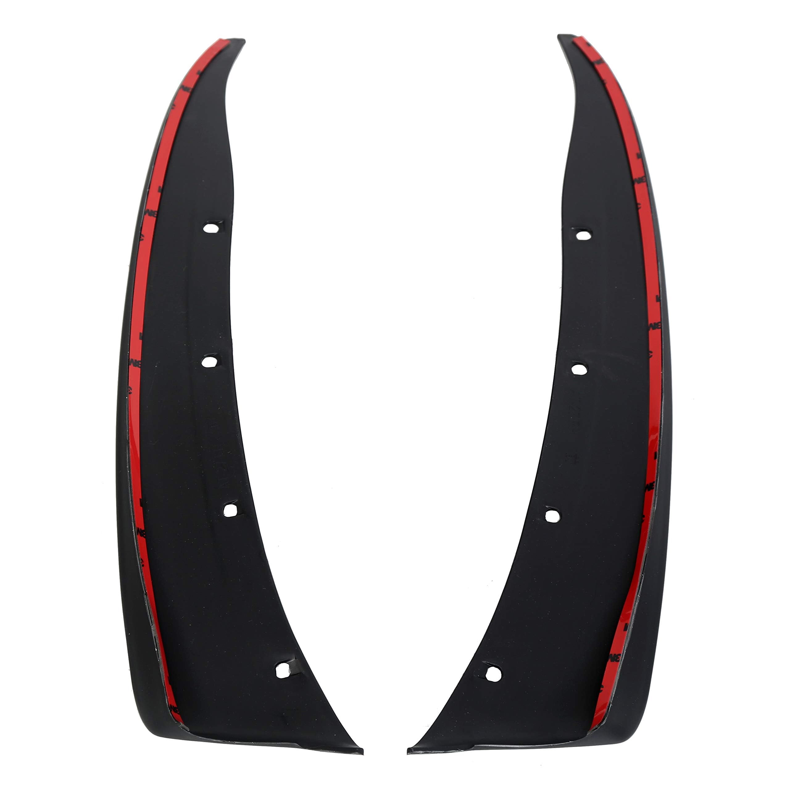 Ecotric Mud Flap Splash Guards Compatible With 2005-2013 Chevy Chevrolet Corvette C6 Replacement For 19170234 Complete Set Black Molded Mudguards Front Rear Kit Driver & Passenger Side 4 Pcs