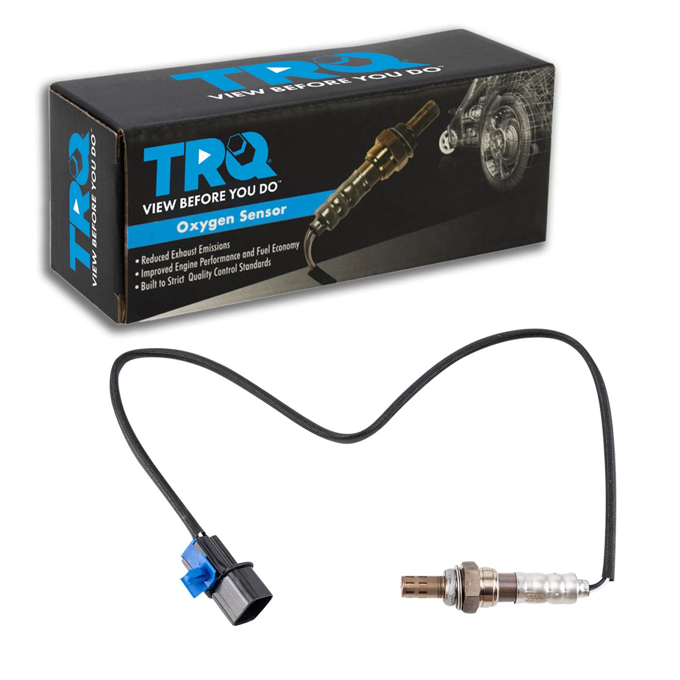 Trq Downstream O2 Oxygen Sensor Compatible With 2001-2004 Hyundai Santa Fe 1999-2005 Sonata 2001-2006 Kia Optima