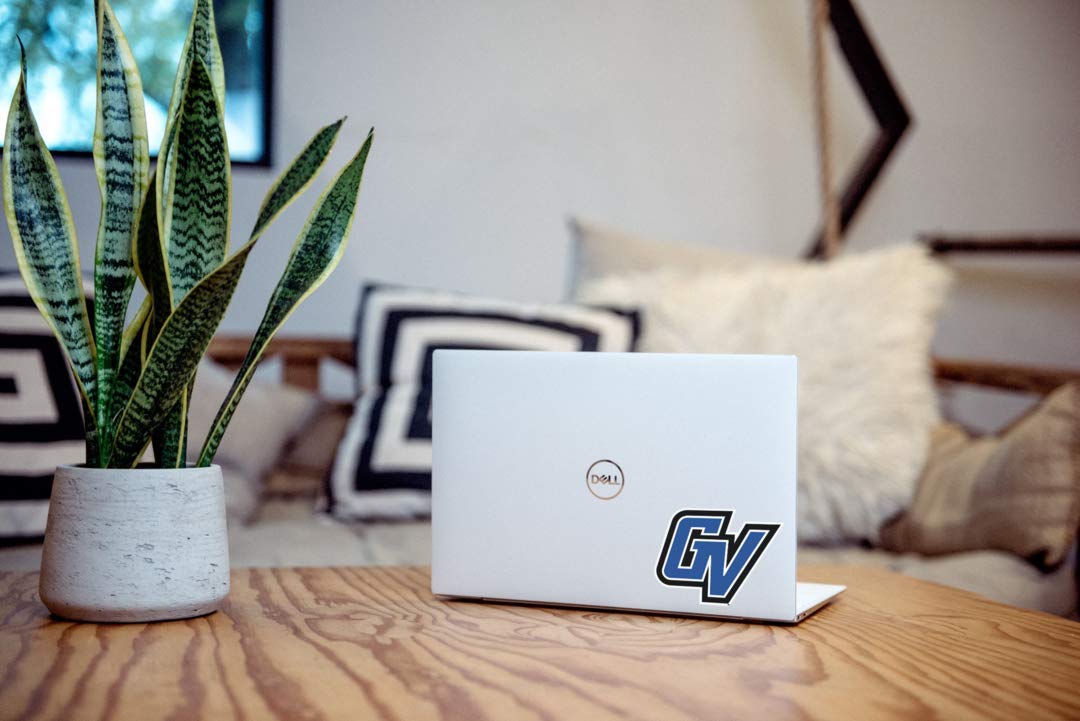 Collegiate Ncaa Car Decal Made From Premium Weatherproof Vinyl (Grand Valley State University Gv)