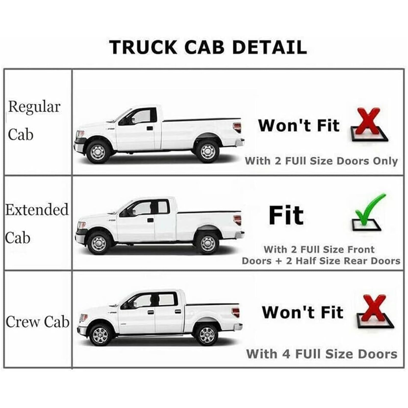 PFRREOR 2PCS Roof Corner Molding for Ford Super Duty Upgraded Extended Cab F250 F350 F450 F550 1999-2007 1C3Z-2851729-AAPTM 1C3Z