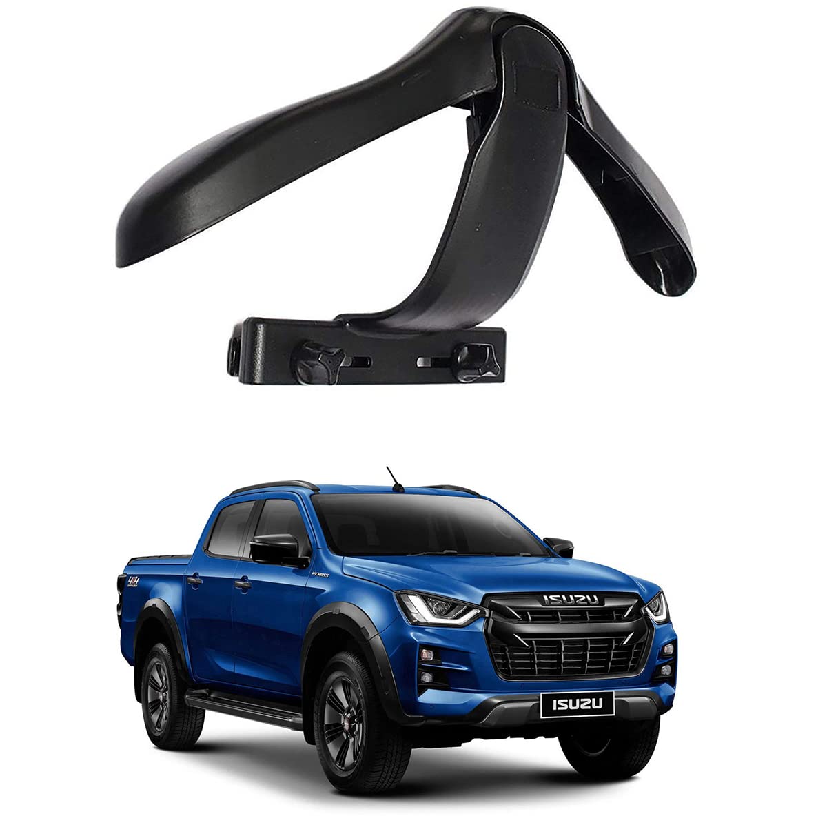 Oshotto CH04 Detachable Headrest Car Coat Hanger Back Seat Clothes Holder for Suit Coats Blazer Jackets Compatible with Isuzu D