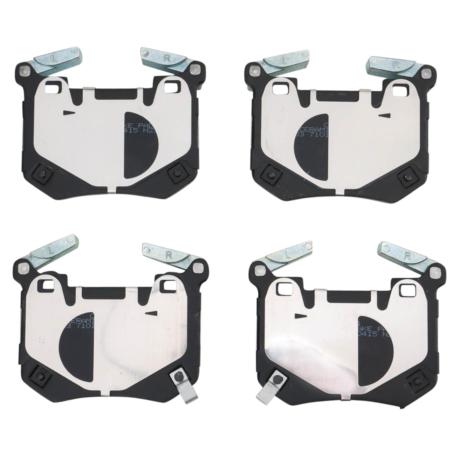 TRQ Rear Brake Pads Ceramic Compatible with 2019-2020 Genesis G70 2018 Kia Stinger
