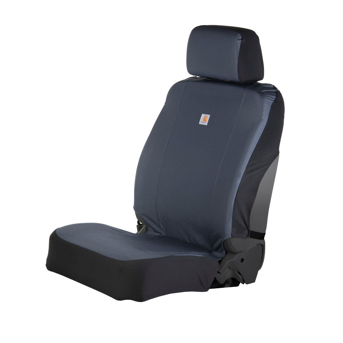 Carhartt Universal Nylon Duck Canvas Fitted Bucket Seat Covers, Durable Seat Protection With Rain Defender, Bluestone
