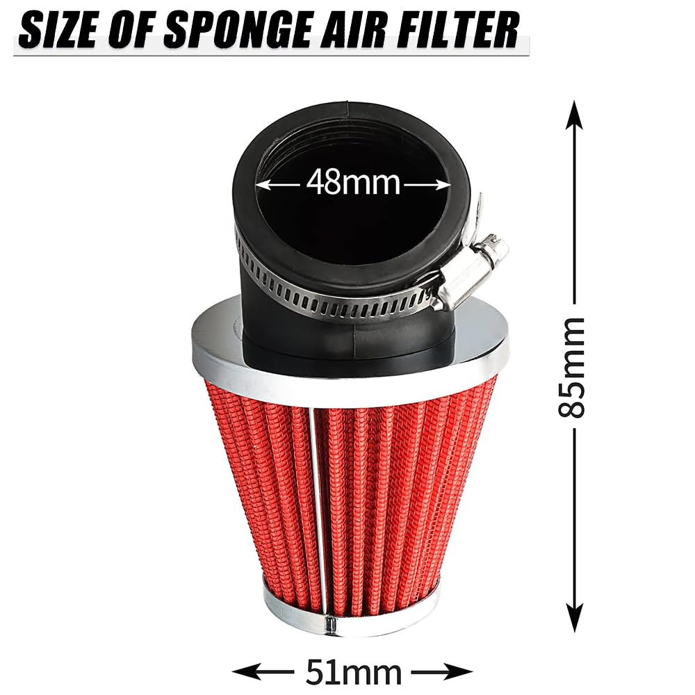 Nibbi Carburetor Pe22Mm Kit 22Mm Carburetor Fit 110Cc 125Cc 130Cc Flange Motorcycle Engines For Dirt Bike Pit Bike Atv 4 Wheeler With Carb Jets