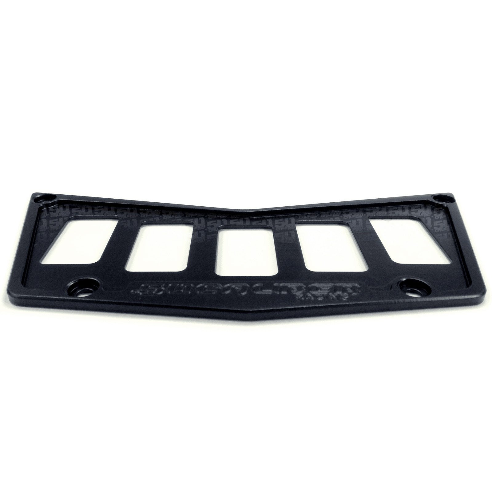 50 Caliber Racing 5 Switch Dash Panel - Powdercoated Black - Compatible With Rzr 570, 800, 900 [5357B]