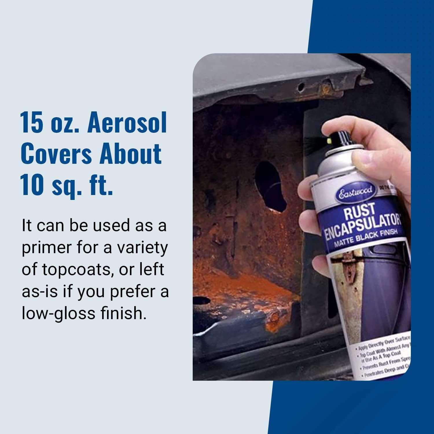 Eastwood Rust Encapsulator Aerosol | Quick Drying With Uv Resistance And Heat Resistance Up To 400 Degrees Fahrenheit | 15 Oz, B