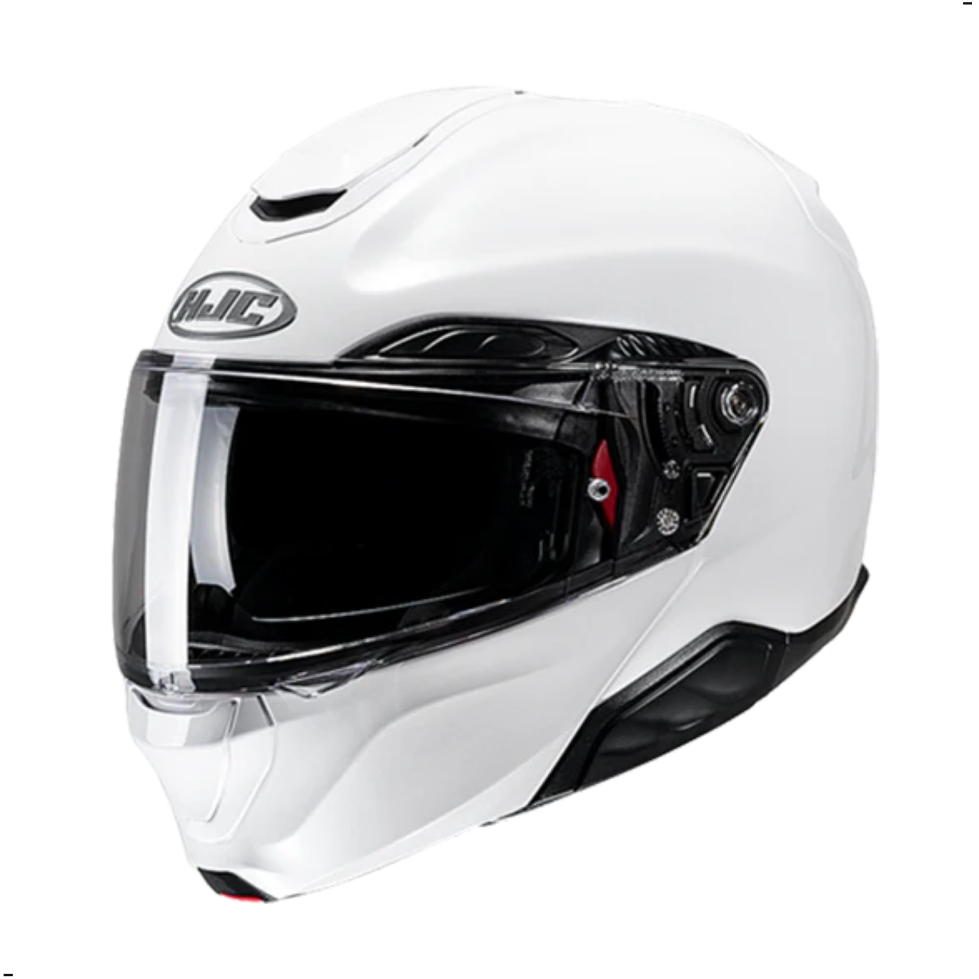 HJC RPHA 91 Solid Modular Motorcycle Helmet with HJ-37 Pinlock Shield, DOT Approved (White, XX-Large)