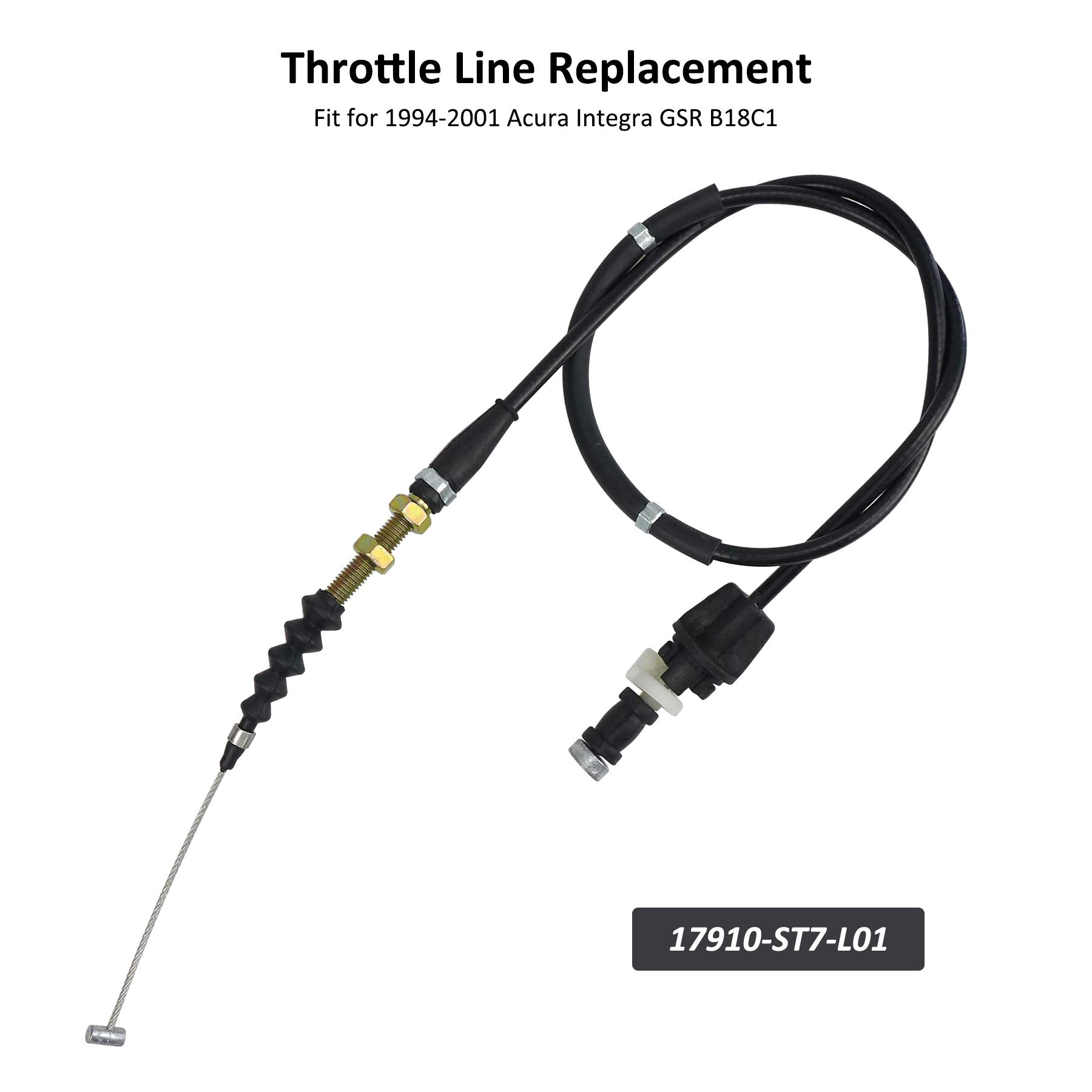 17910-St7-L01 Throttle Cable For Honda Acura Integra Gsr Vtec Models 1994-2001 B18C1 Throttle Cable Wire B Series