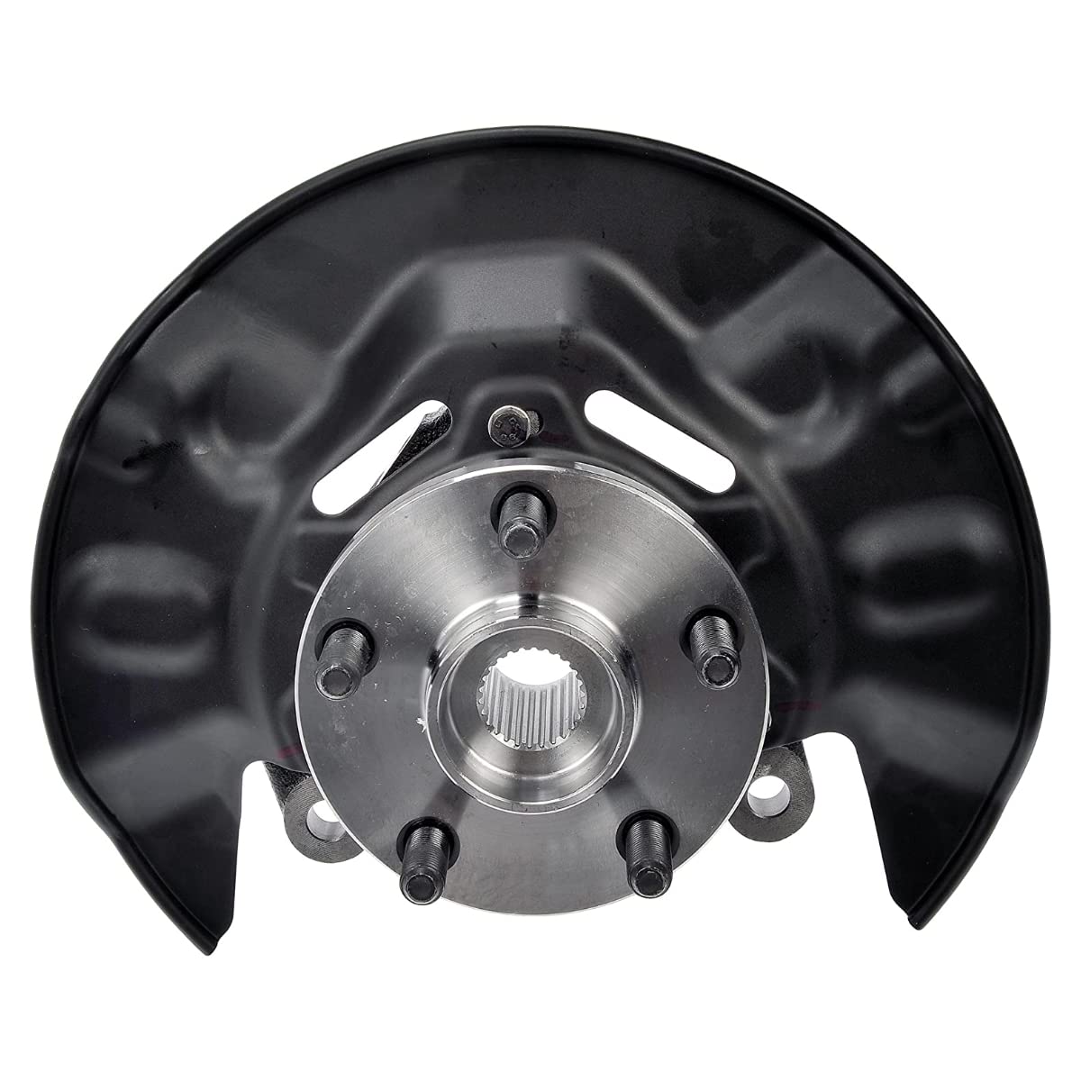 Autoshack Front Steering Knuckle & Wheel Bearing Hub Assembly 5 Lugs Driver Side Replacement For 2003 2004 2005 2006 2007 2008 Toyota Corolla 1.8L Fwd Kn798391