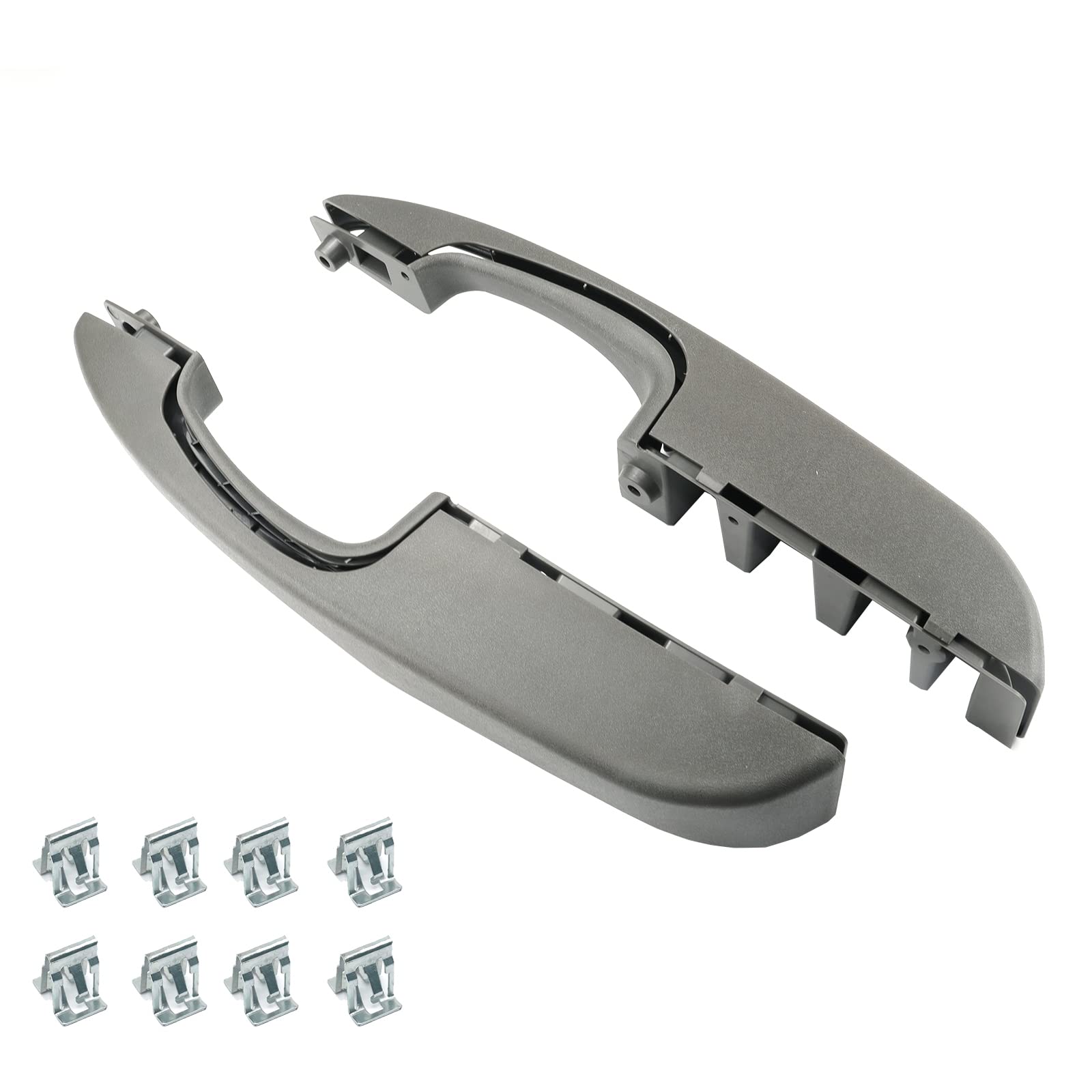 FEXON Pair Interior Door Pull Handle Front Left & Right Side Compatible with 2003-2019 Chevy Express GMC Savana 1500 2500 3500 V