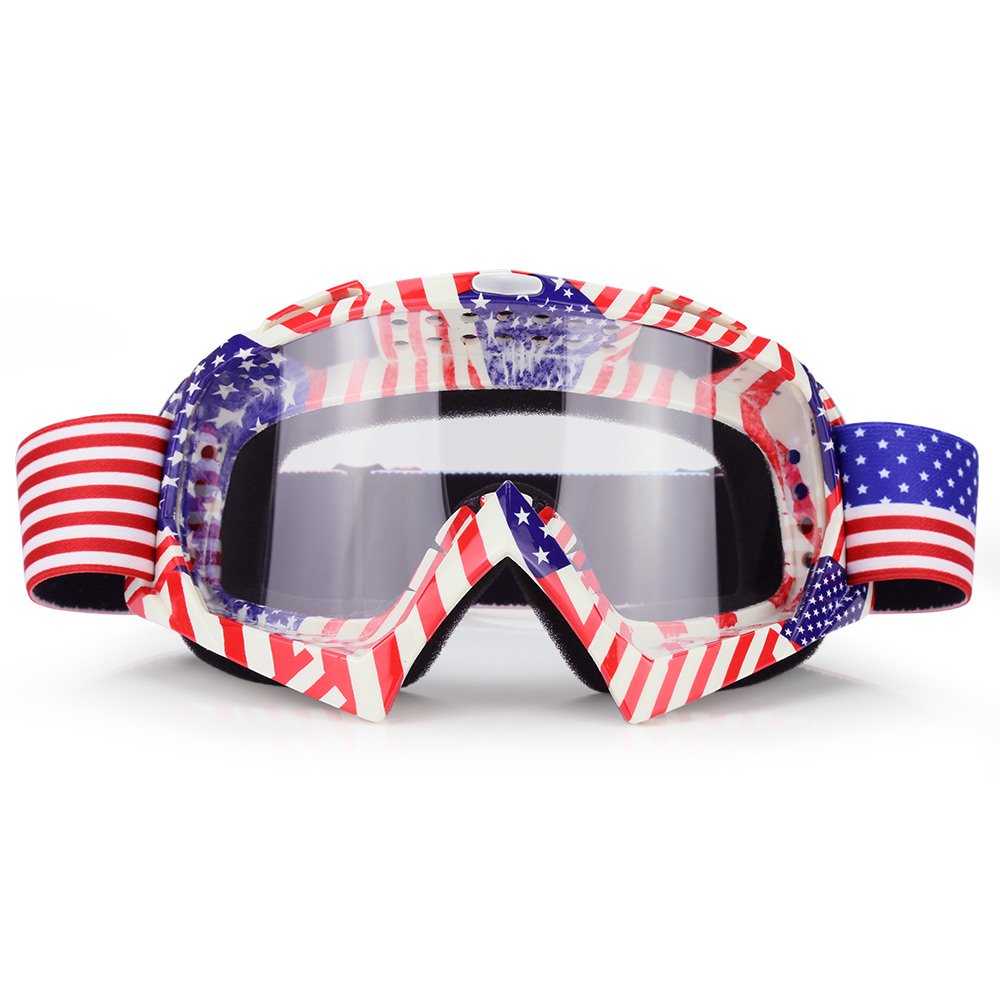Jamiewin Motocross Motorcycle Goggles Clear Lens Dirt Bike Riding Atv Goggles Mx Goggle Glasses For Men Women Youth Kids (C63)