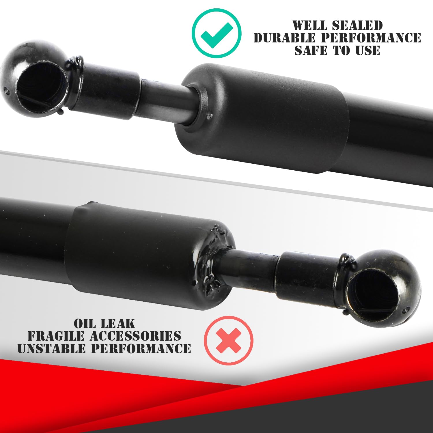 KitsPro Truck Tailgate Assist Accessories Compatible with 2017-2024 Ford F-250 F-350 Super Duty Tailgate Damping Strut Accessori