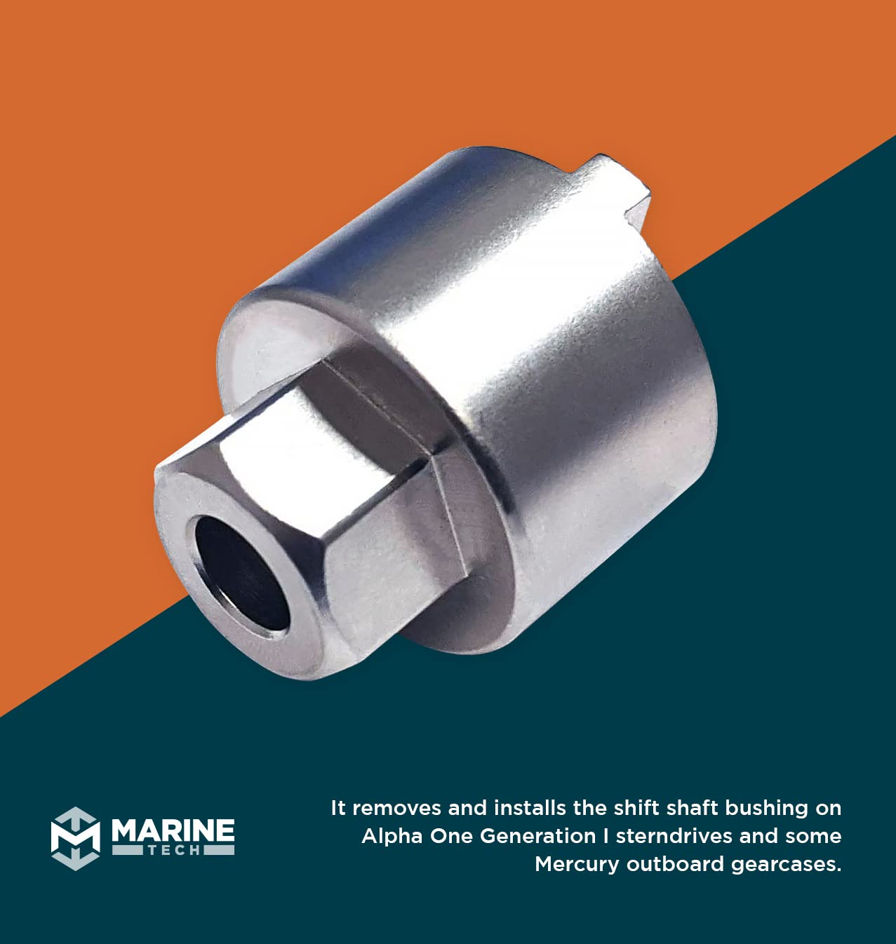Marine Tech Tools Mercruiser Alpha One Shift Shaft Bushing Tool, Removes & Installs Shift Shaft Bushing on Alpha One Generation