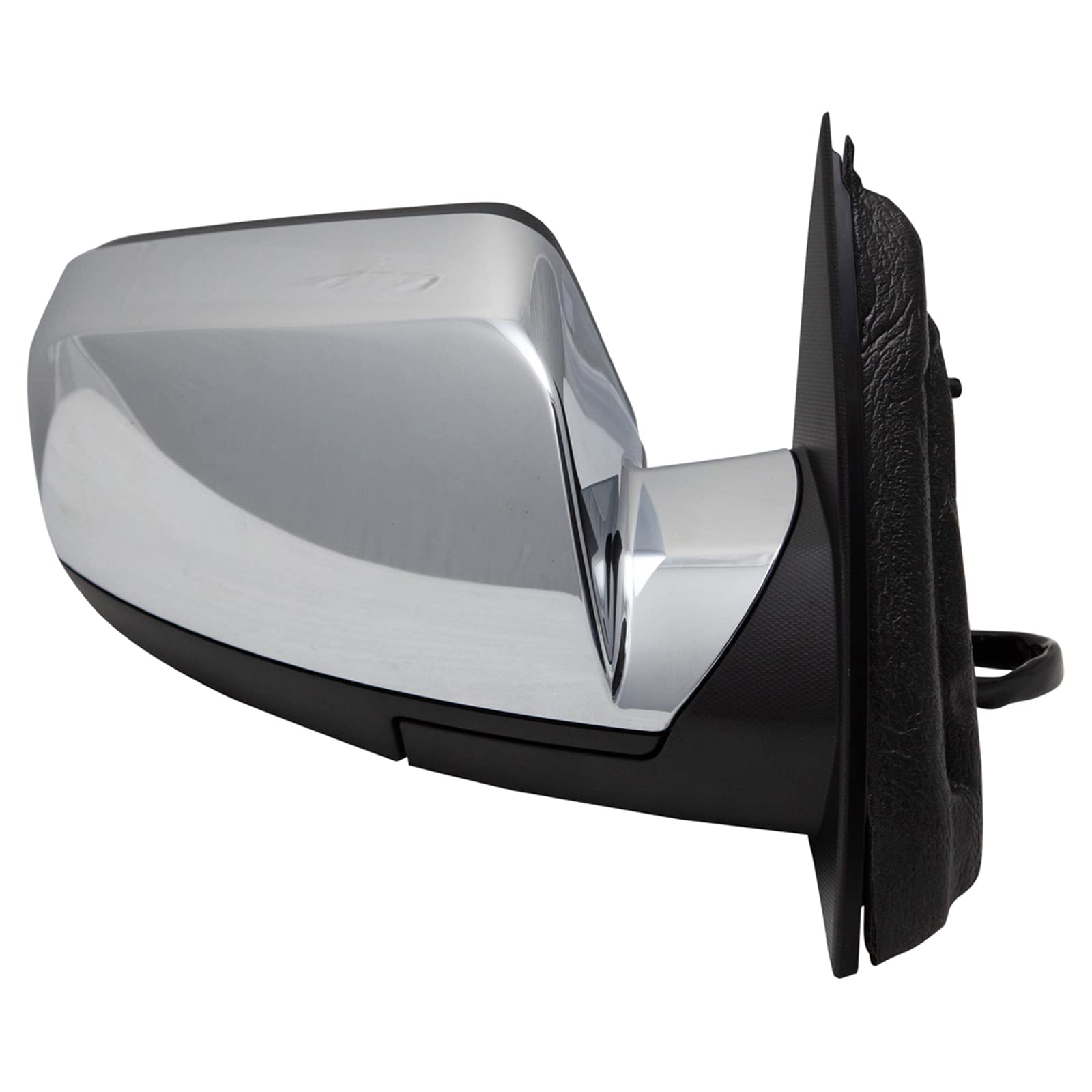 Trq Right Mirror With Heat With Memory With Chrome Cover Passenger Side Compatible With 2016-2017 Chevrolet Equinox Gmc Terrain