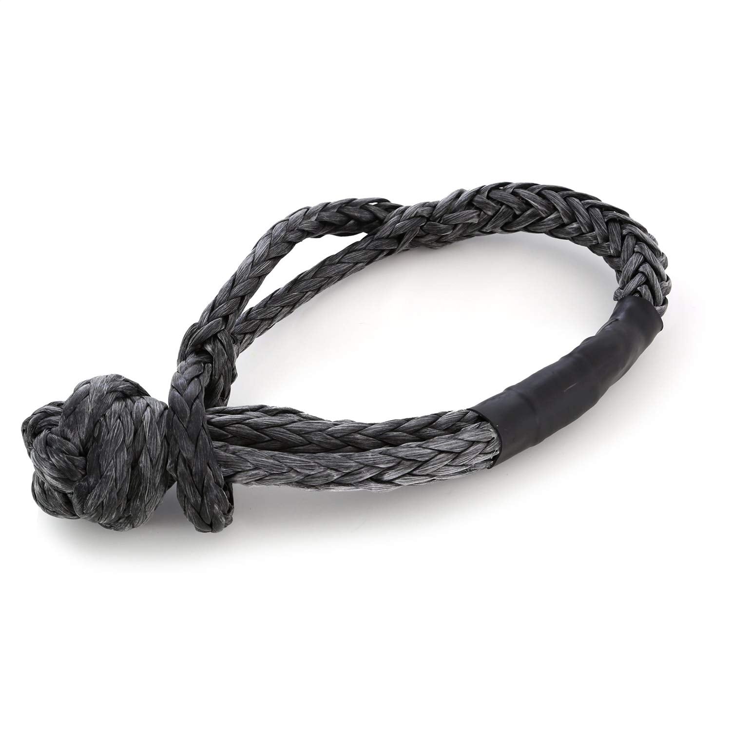 Smittybilt Power Recoil Shackle Rope (Charcoal Gray Rope) - 13051-B