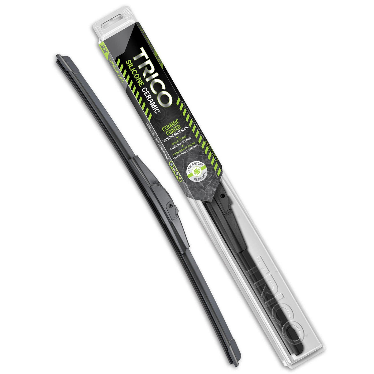 Trico Silicone Ceramic™ (90-220) 22 Inch Automotive Replacement Windshield Wiper Blades For My Car, Ceramic Coated Silicone Super Premium All Weather Beam Blade For Select Vehicle Models