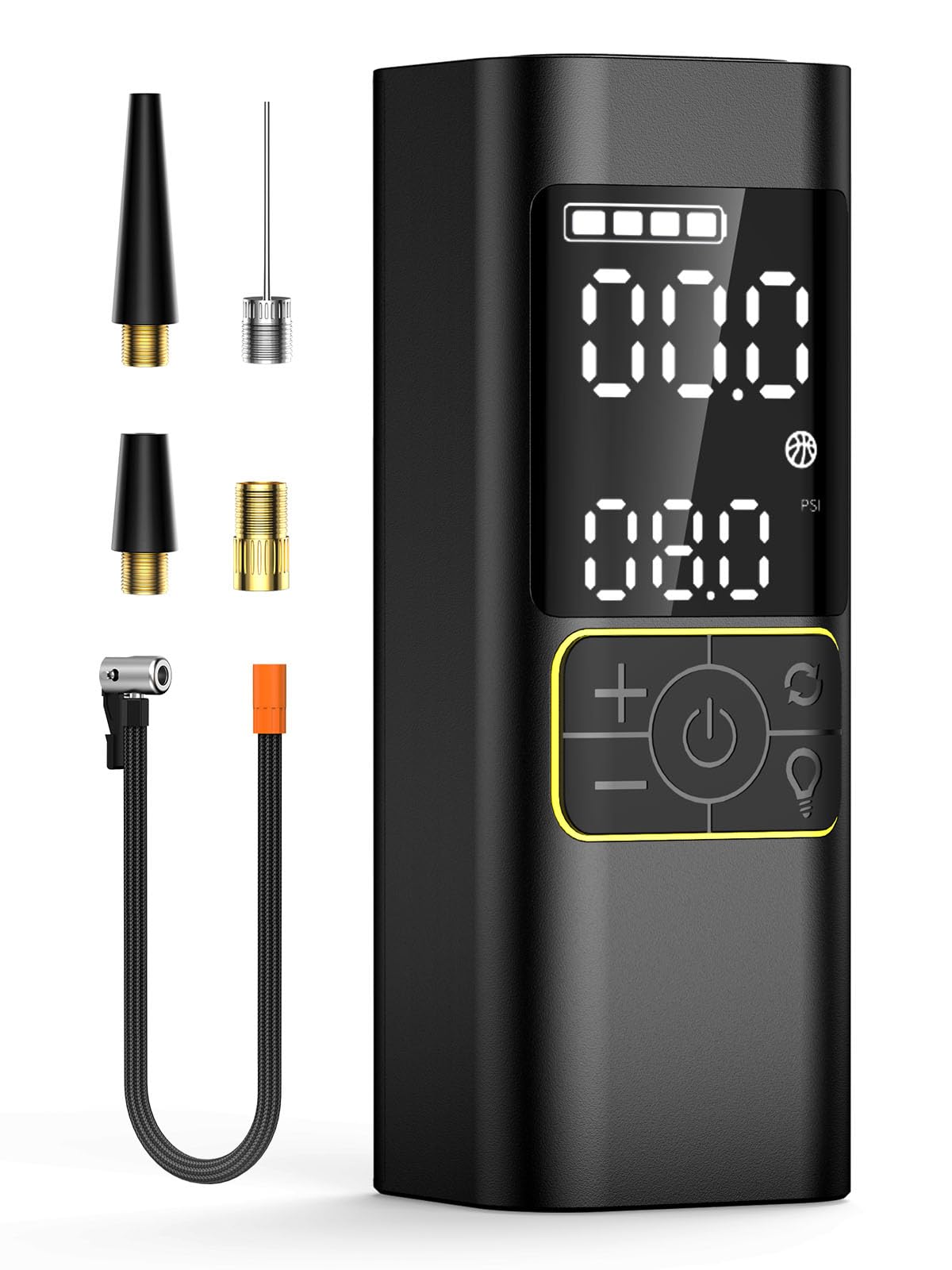 Tire Inflator Portable Air Compressor, Upgraded 2.0 Dual-Cylinder, 150Psi & 1-Min Fast Inflation, Auto Shutoff, Led Dual Display
