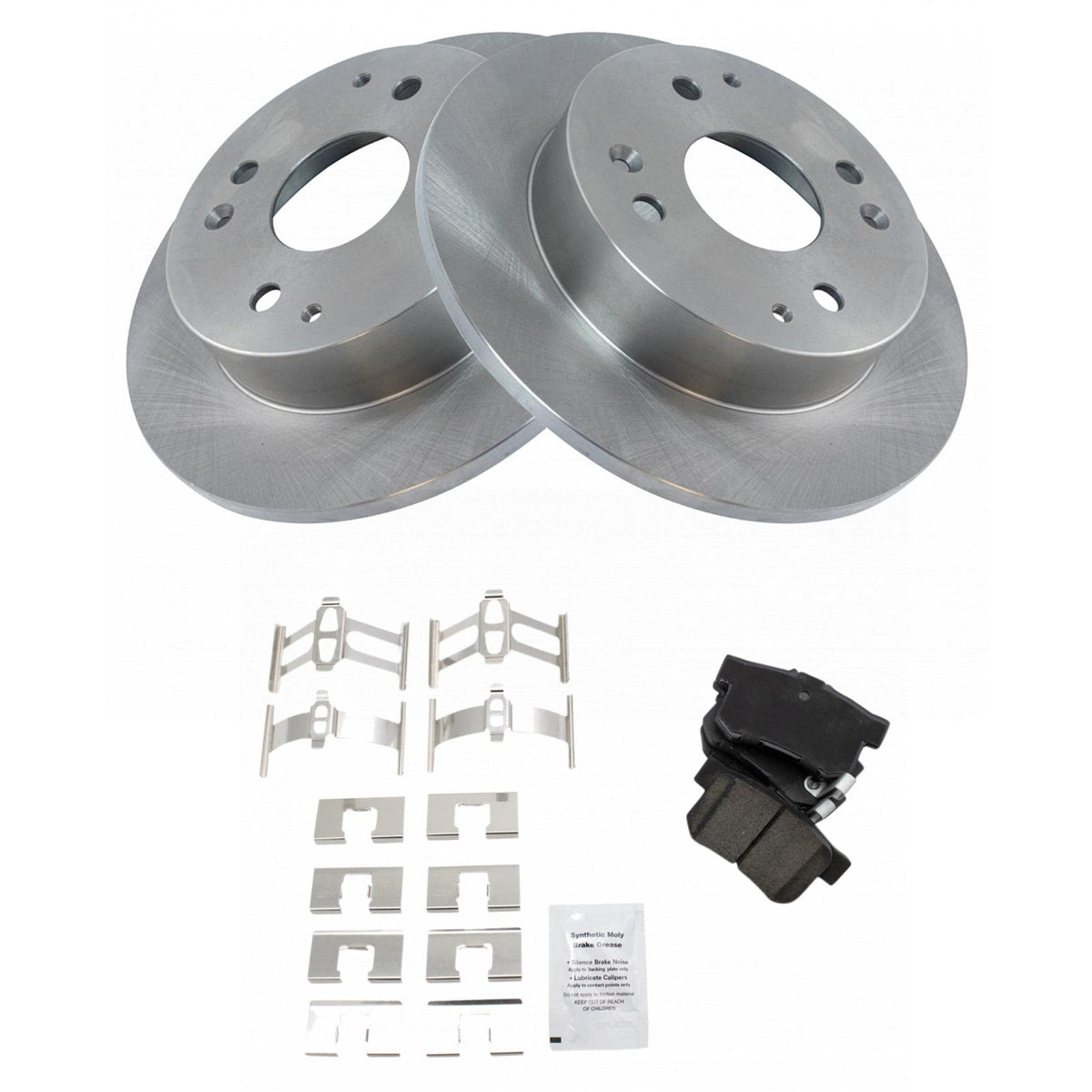 Trq Rear Brake Pad & Rotor Kit Brake Pads Brake Rotor Ceramic Compatible With 1997 Acura Cl 1991-1997 Honda Accord