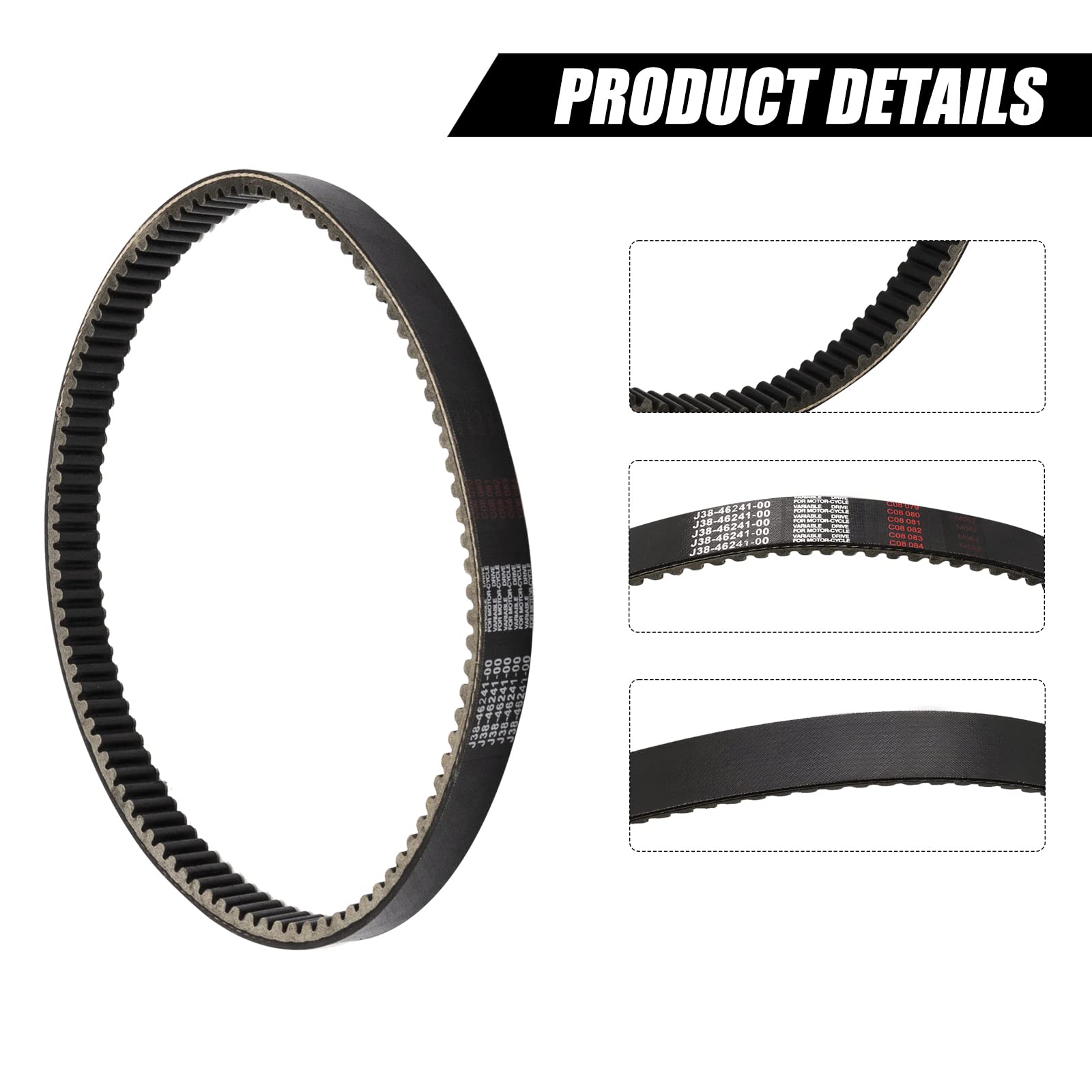 Drive-Up Golf Cart Drive Belt For Yamaha G2 G8 G11 G14 G16 G20 G21 G22 G29 Oem# J38-46241-00