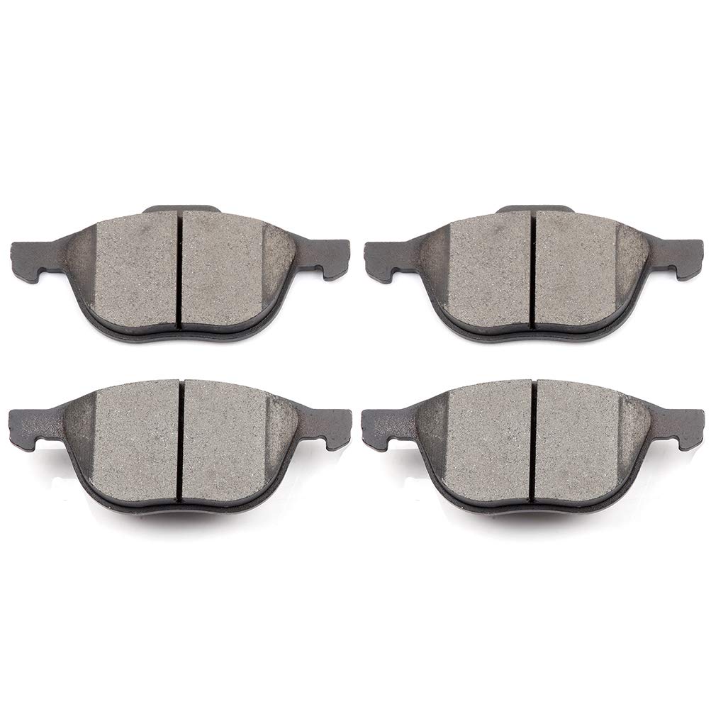 Cciyu D1044 Ceramic Front Brake Pad Set Fit For Ford C-Max,Ecosport,Escape, For Ford Focus,Transit Connect,For Mazda 3,3 Sport,5