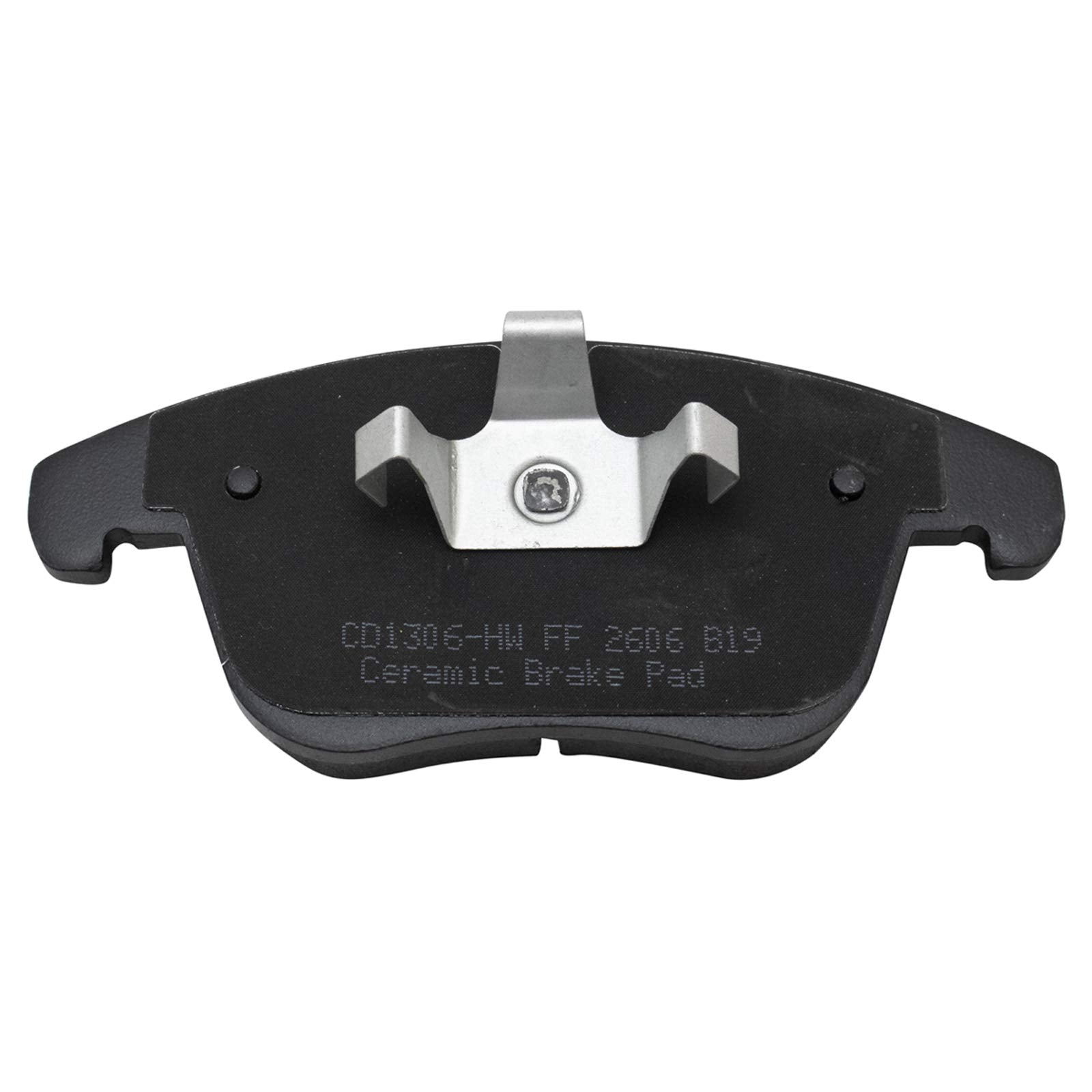 TRQ Front Posi Ceramic Brake Pad Kit Set Compatible with 2008-2015 LR2 / 2012-2015 Range Rover Evoque / 2011-2018 S60 / 2007-201