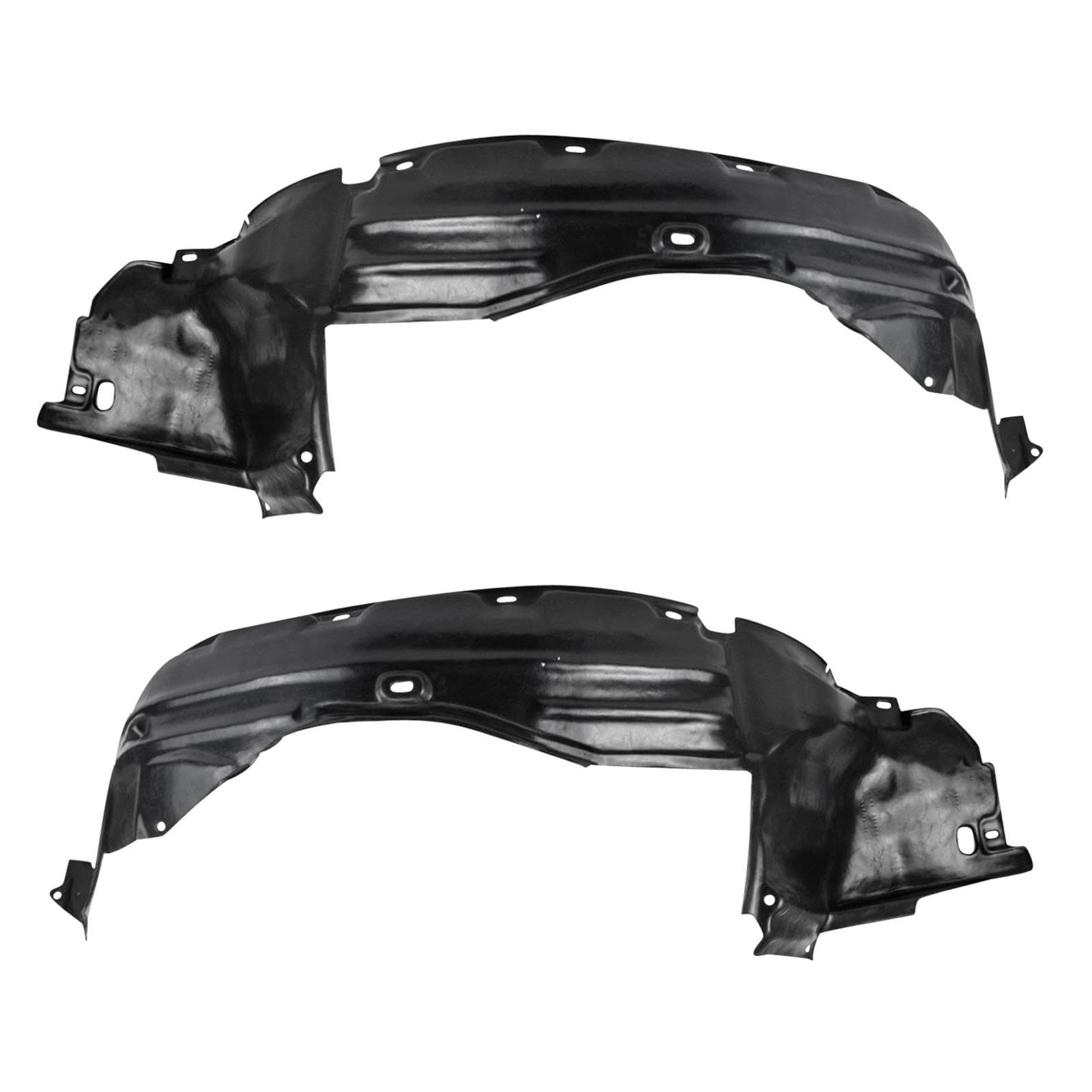 Trq Front Inner Fender Liner Set Compatible With 1991-1995 Acura Legend Ac1248103 Ac1249103