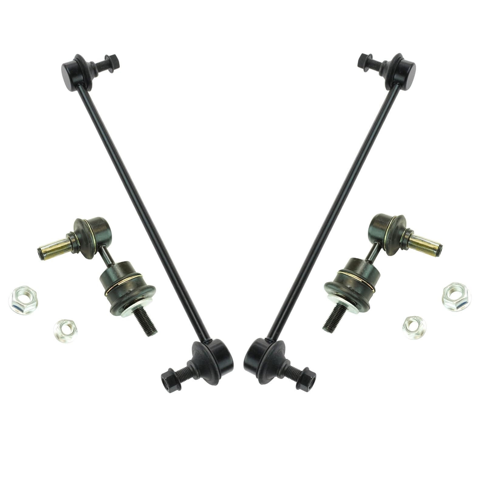 Trq Sway Bar Stabilizer Link Set Front & Rear Compatible With 10-13 3