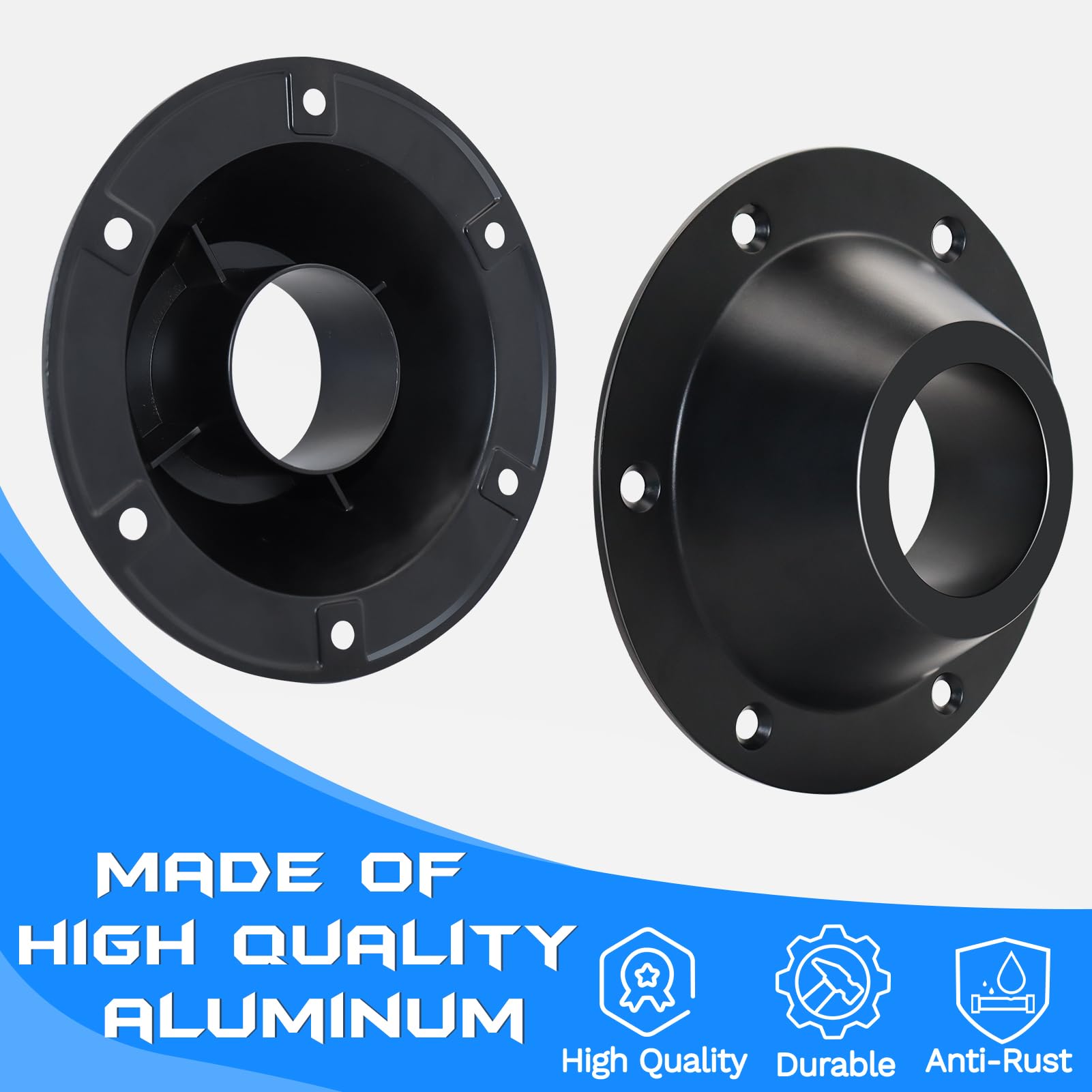 4 Pack Rv Table Base Mount,Camper Aluminum Standard Rv Pedestal Table Leg Base Flange,Floor Mounting Bracket Flush Plate With 6