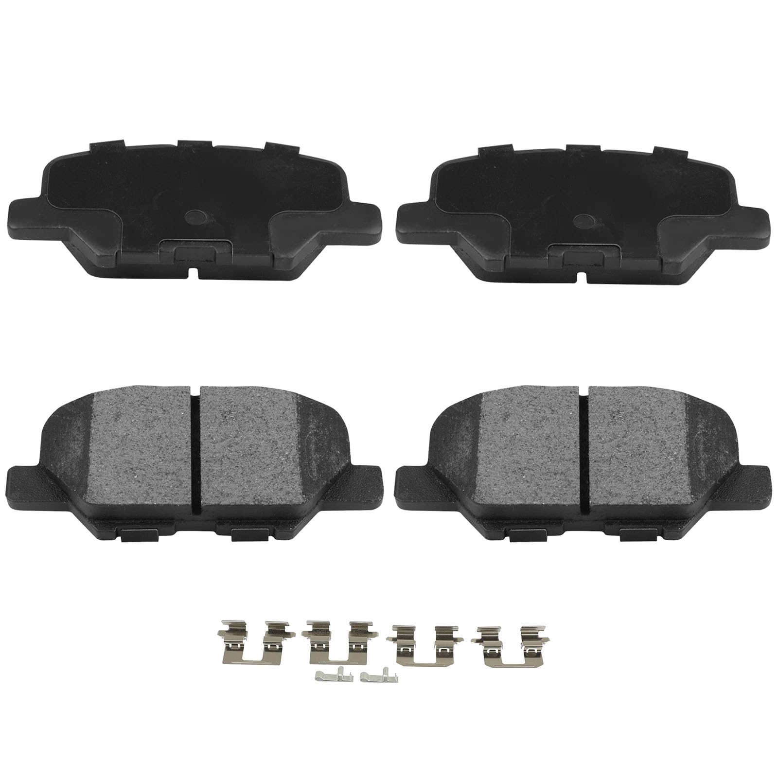 Automuto 4Pcs Rear Ceramic Disc Brake Pads Set D1679 For Mazda 3 2014-2016, Mazda 6 2014-2015, Mitsubishi Outlander 2013-2019, M