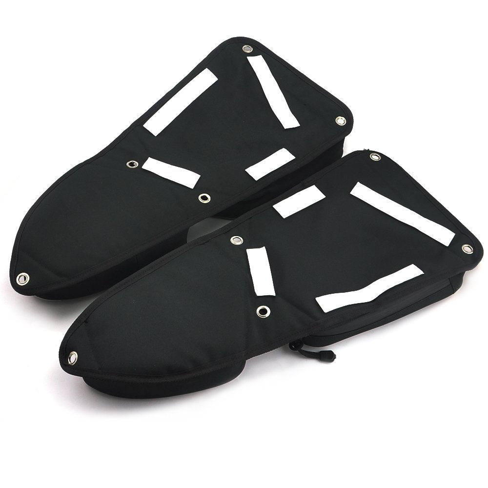 Kemimoto Utv Door Bags For Polaris Rzr Xp 1000, 2014-2018, Black, 7L, 2-Pack