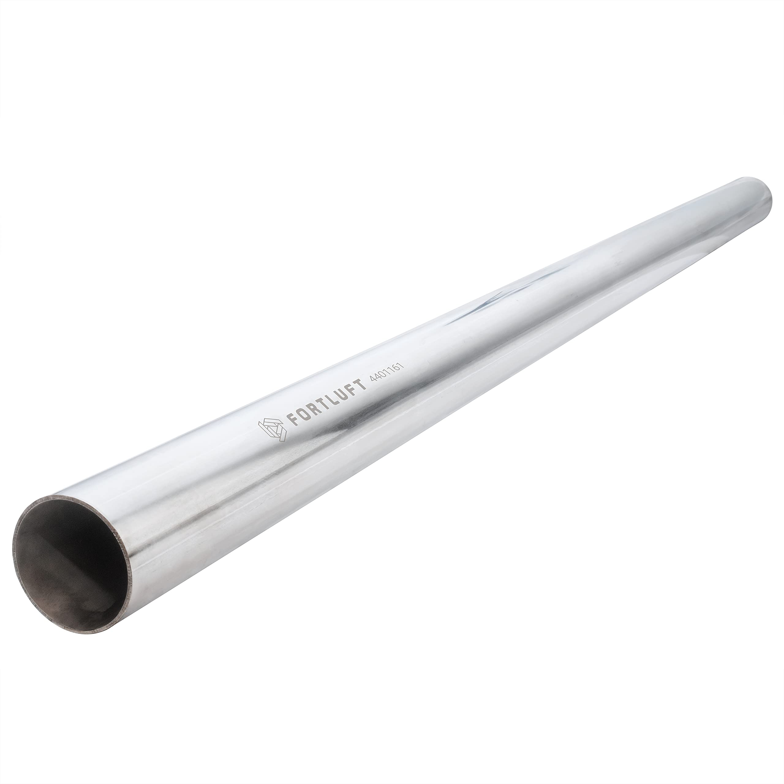 Fortluft Universal Mandrel Exhaust Bend Pipe & Elbow Stainless Steel (Straight Pipe, 1.75''/45Mm)