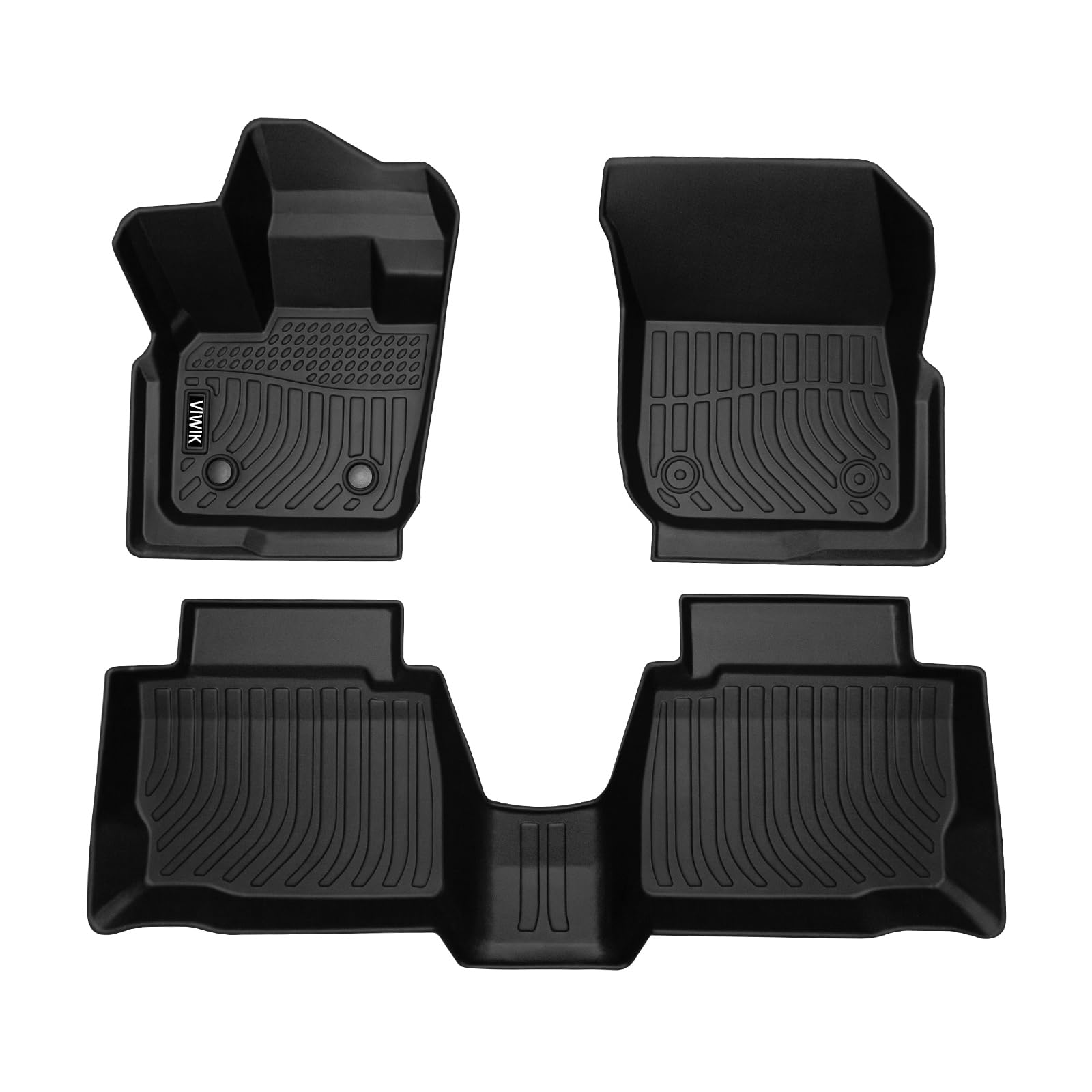 Viwik Floor Mats Compatible For 2017-2020 Fusion/2017-2020 Mkz, Car Mats All Weather Protection Custom Full Set Floor Liners Inc