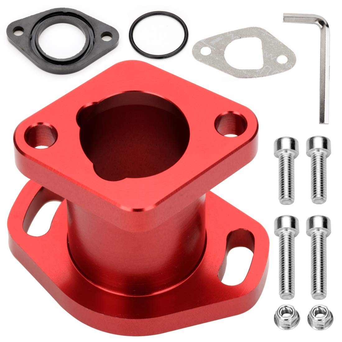 Fvrito Performance Racing Intake Pipe Inlet Manifold Gasket Screw For Compatible With Predator 212Cc Coleman Honda Ct200U Gx160 