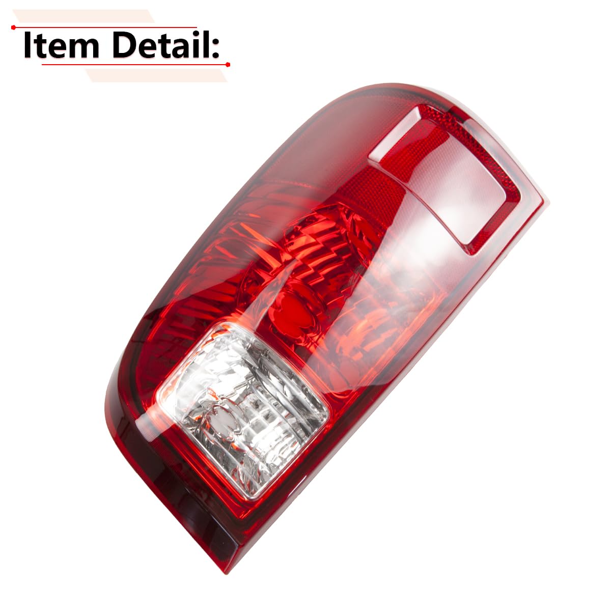RLB-HILON Right Side Rear Tail Light Assembly Compatible with Ford F250 F350 F450 Super Duty 2008 2009 2010 2011 2012 2013 2014