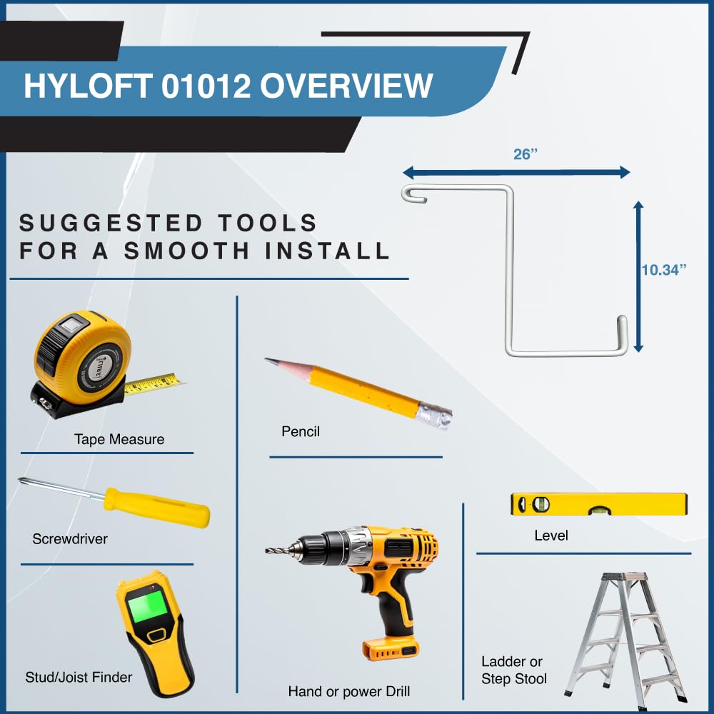 Hyloft Model 01012 Tire-Loft Multi Tire Storage System, 48-Inch Wide By 36-Inch Deep,Red