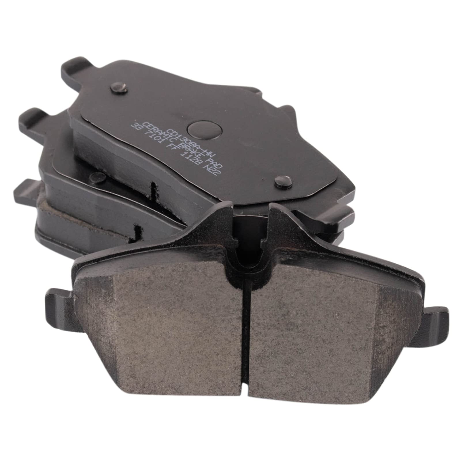 TRQ Rear Brake Pads Ceramic Compatible with 2000-2003 Mercedes-Benz CL500 2001-2002 CL55 AMG CL600 2000-2002 S430 S500 2001-2003