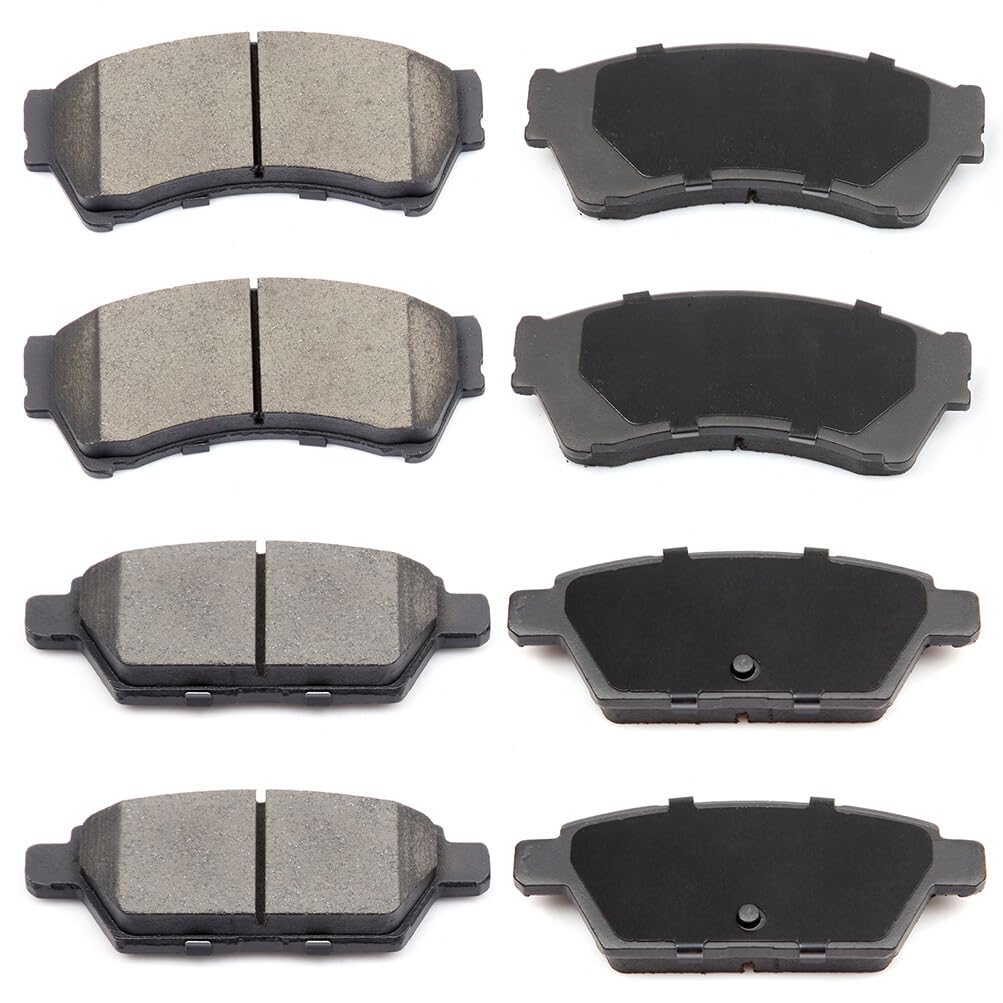 Eccpp D1164-8277 D1161-8272 Front & Rear Ceramic Disc Brake Pad Set Fit For Ford For Fusion 2006-2012,For Lincoln Mkz 2007-2012,