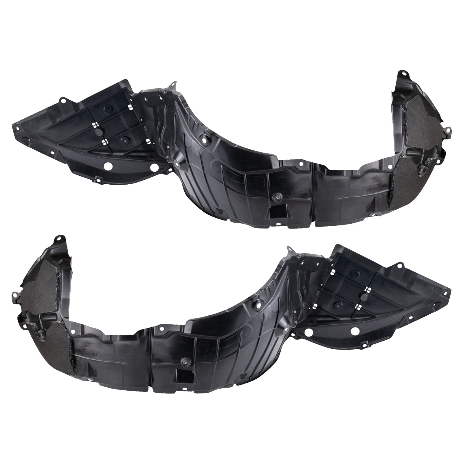 Trq Front Inner Fender Liner Set Compatible With 2019-2023 Nissan Altima Ni1248165 Ni1249165