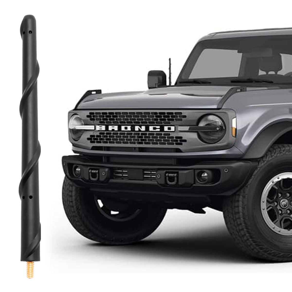 Short Antenna For Ford Bronco 2021-2024 Stubby Antenna Replacement Bronco 2021 2022 2023 2024 Ford Bronco Accessories