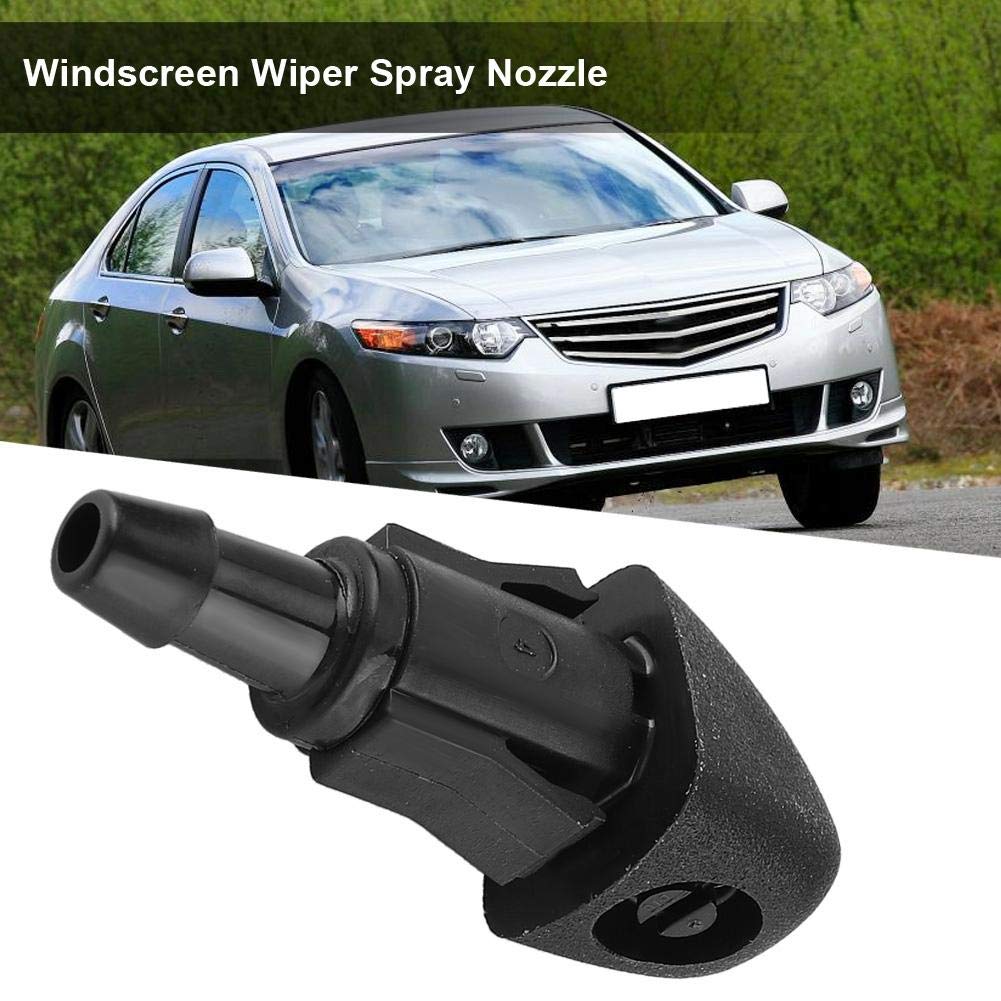 Aramox Windscreen Wiper Nozzle,Car Windscreen Wiper Washer Spray Nozzle For Honda Accord Civic City Cr-V Jazz Prelude