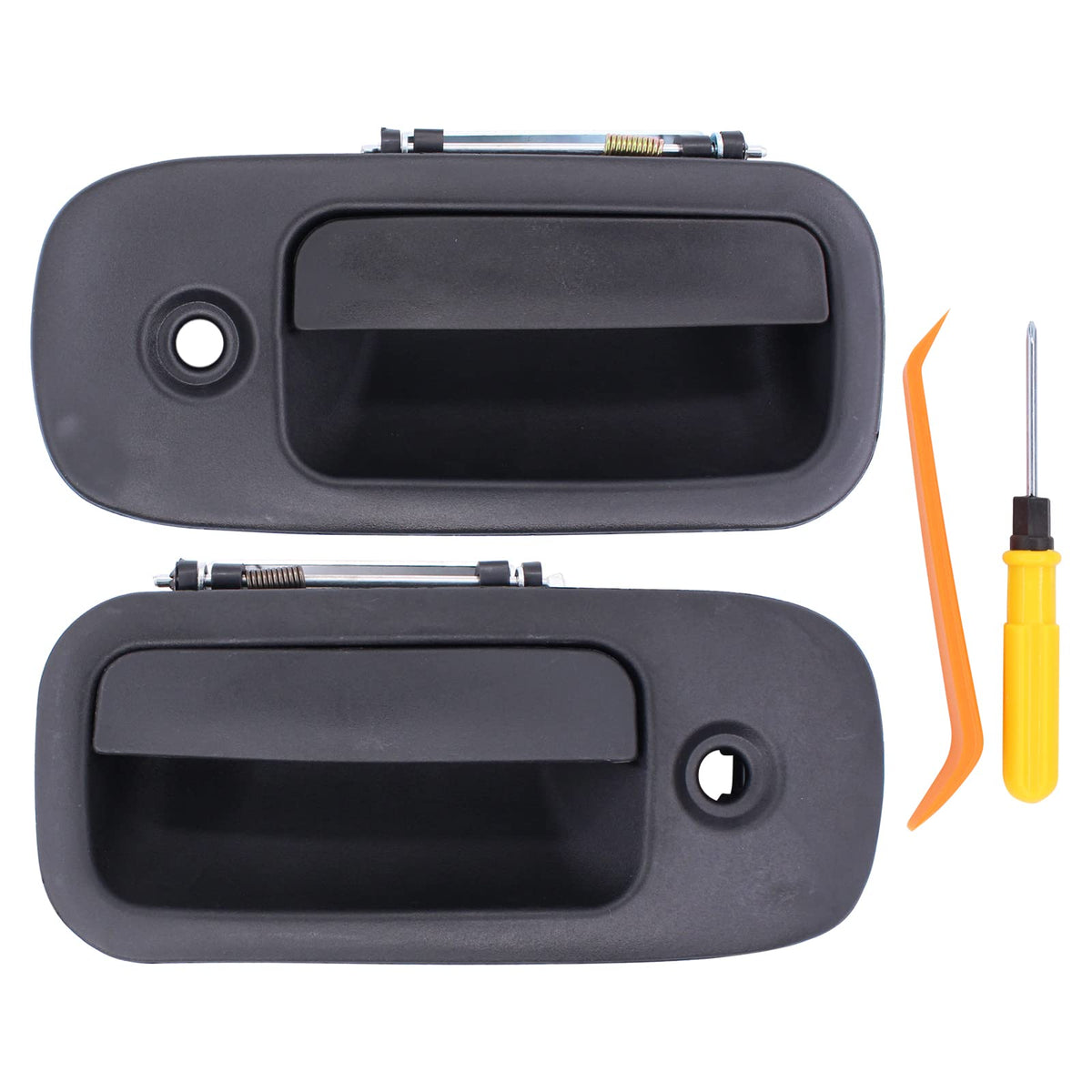 Motoku Front Driver And Passenger Side Exterior Door Handle For Chevy Express Gmc Savana 1500 2500 3500 1996-2009