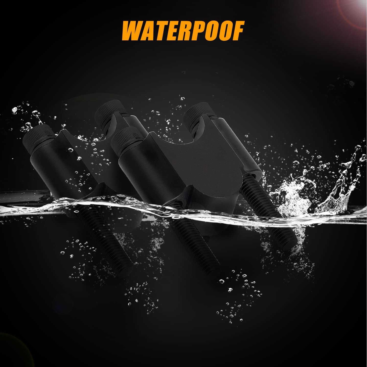 Ransoto 7/8'' Handlebar Risers Mount Clamp Handle Bar Riser 30Mm Height Compatible With Kawasaki Honda Suzuki Atv Dirt Bike Yama