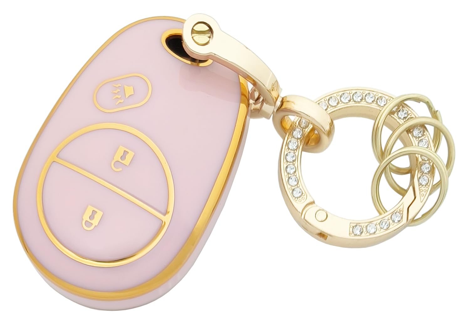 Key Fob Cover Case Shell Keychain For Toyota Tundra Tacoma Sienna Sequoia Highlander 2007 2008 2009 2010 2011 2012 2013 Gq43Vt20