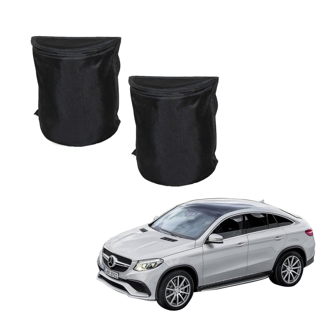 Kozdiko Semi Cylindrical Car Dustbin Set of 2 Pcs for Mercedes Benz BClass