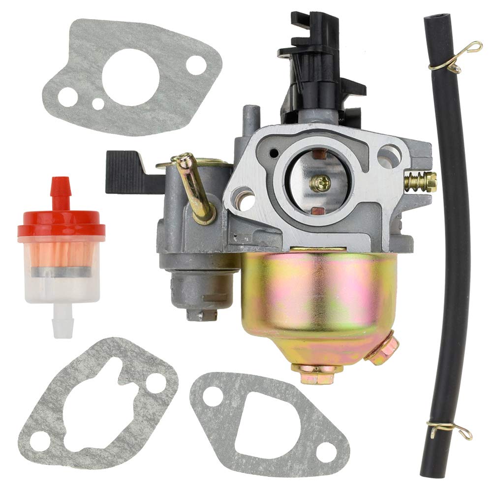 Carb Carburetor with Gaskets Fuel Line Filter for Predator 196cc 212cc 6.5hp Coleman Powersports CT200U Trail 200 CT200U-EX BT20