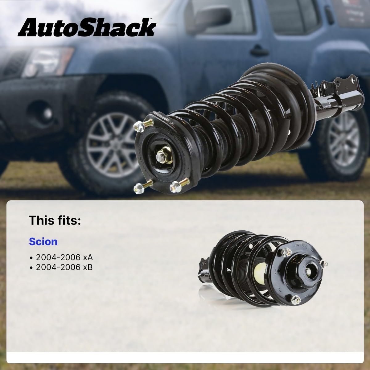 Autoshack Front Complete Struts Coil Springs Assembly Pair Of 2 Driver And Passenger Side Replacement For 2004 2005 2006 Scion Xa Xb 1.5L Fwd Cst100479Pr